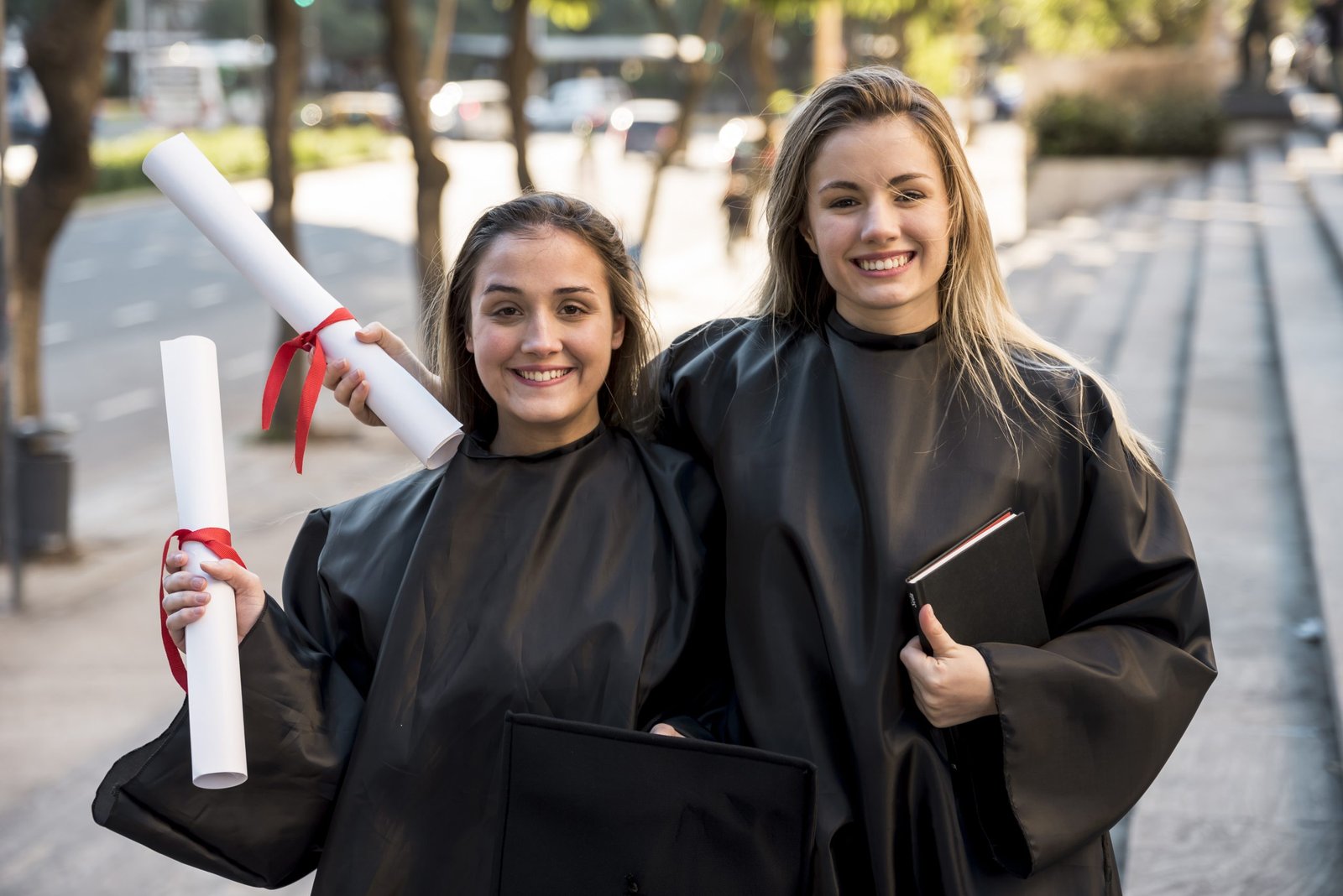 Graduates celebrating together