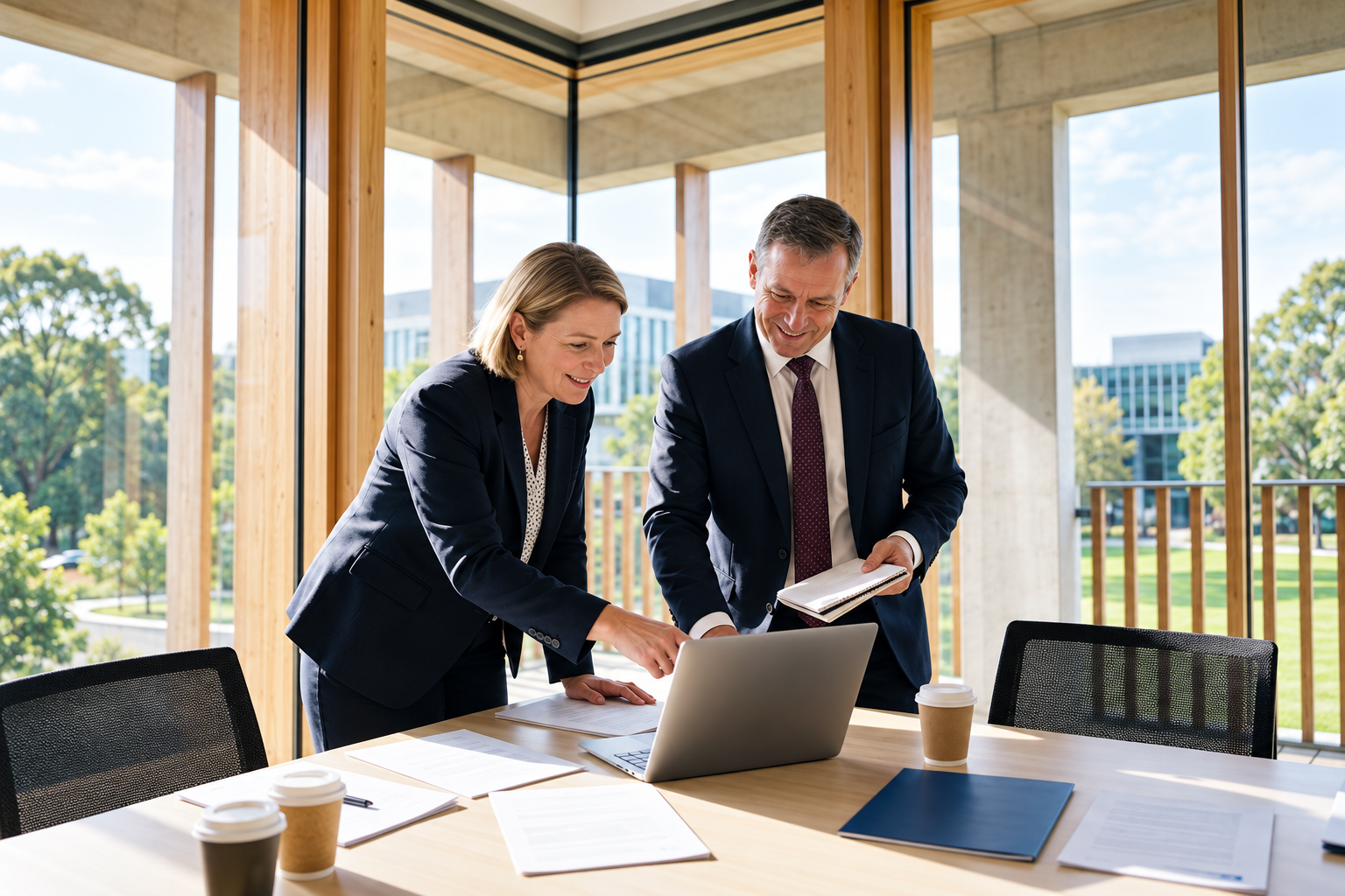University partnership team preparing profile verification details